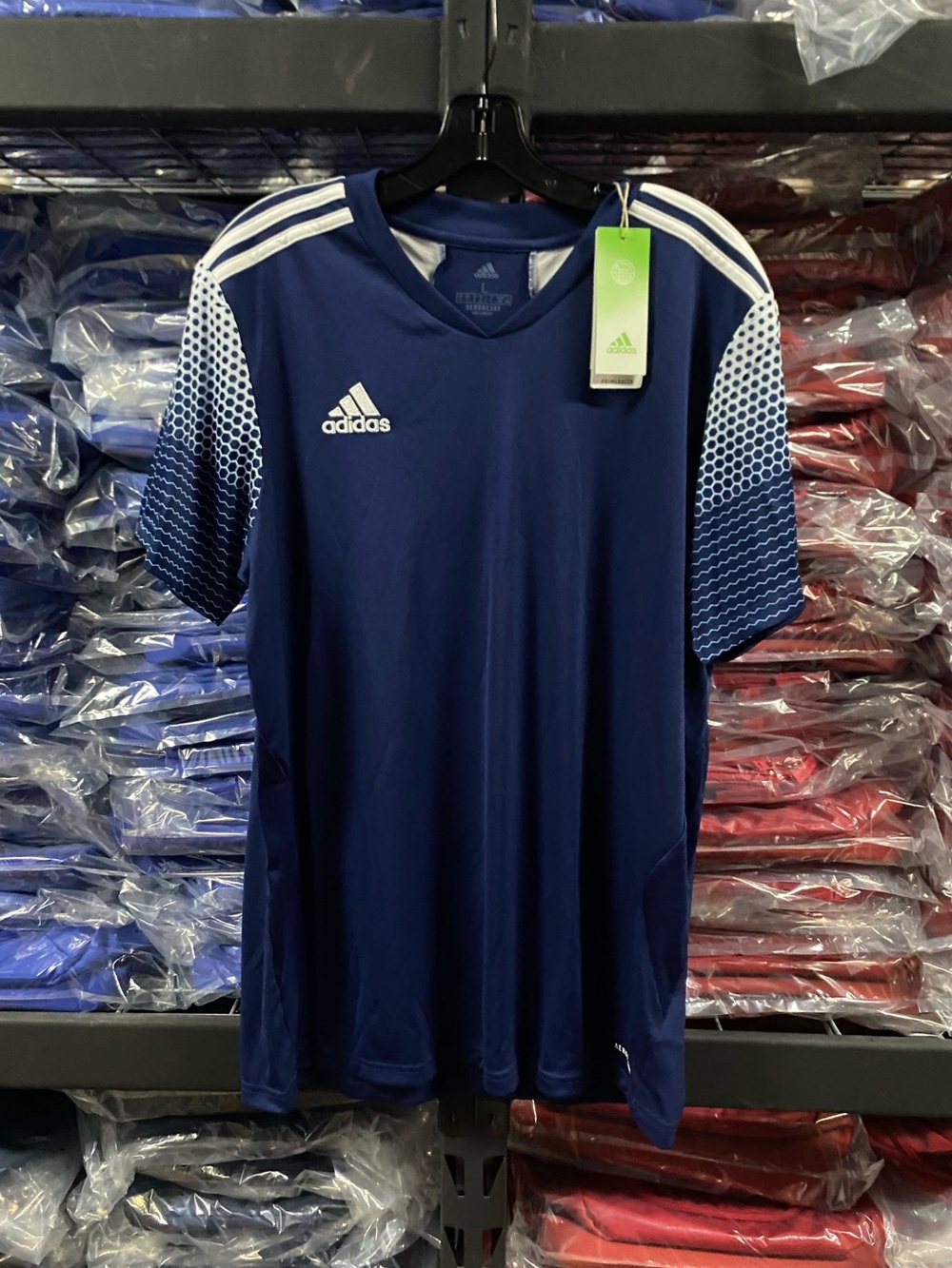 Adidas Regista 20 Soccer Jersey NWT Navy White Men’s Large Aeroready FI4555